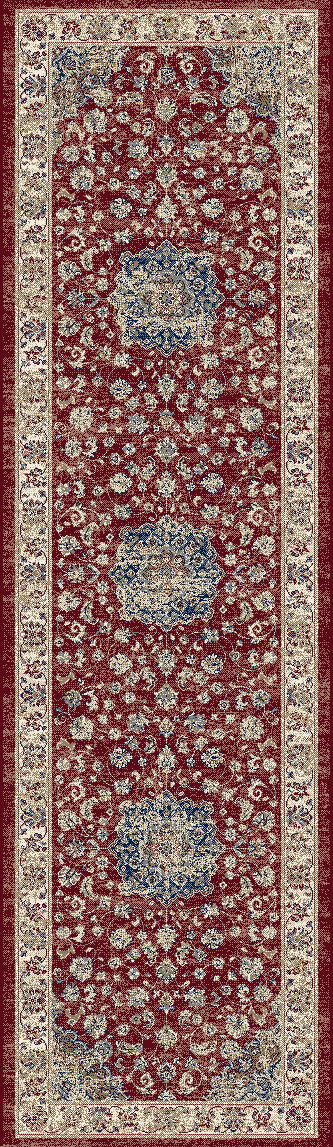 Dynamic Rugs Ancient Garden 57559 Red/Ivory Area Rug