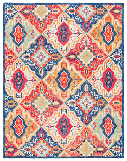 Safavieh Aspen Apn526M Blue/Rust Area Rug