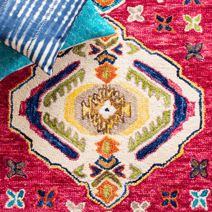 Safavieh Aspen Apn527Q Red/Blue Area Rug