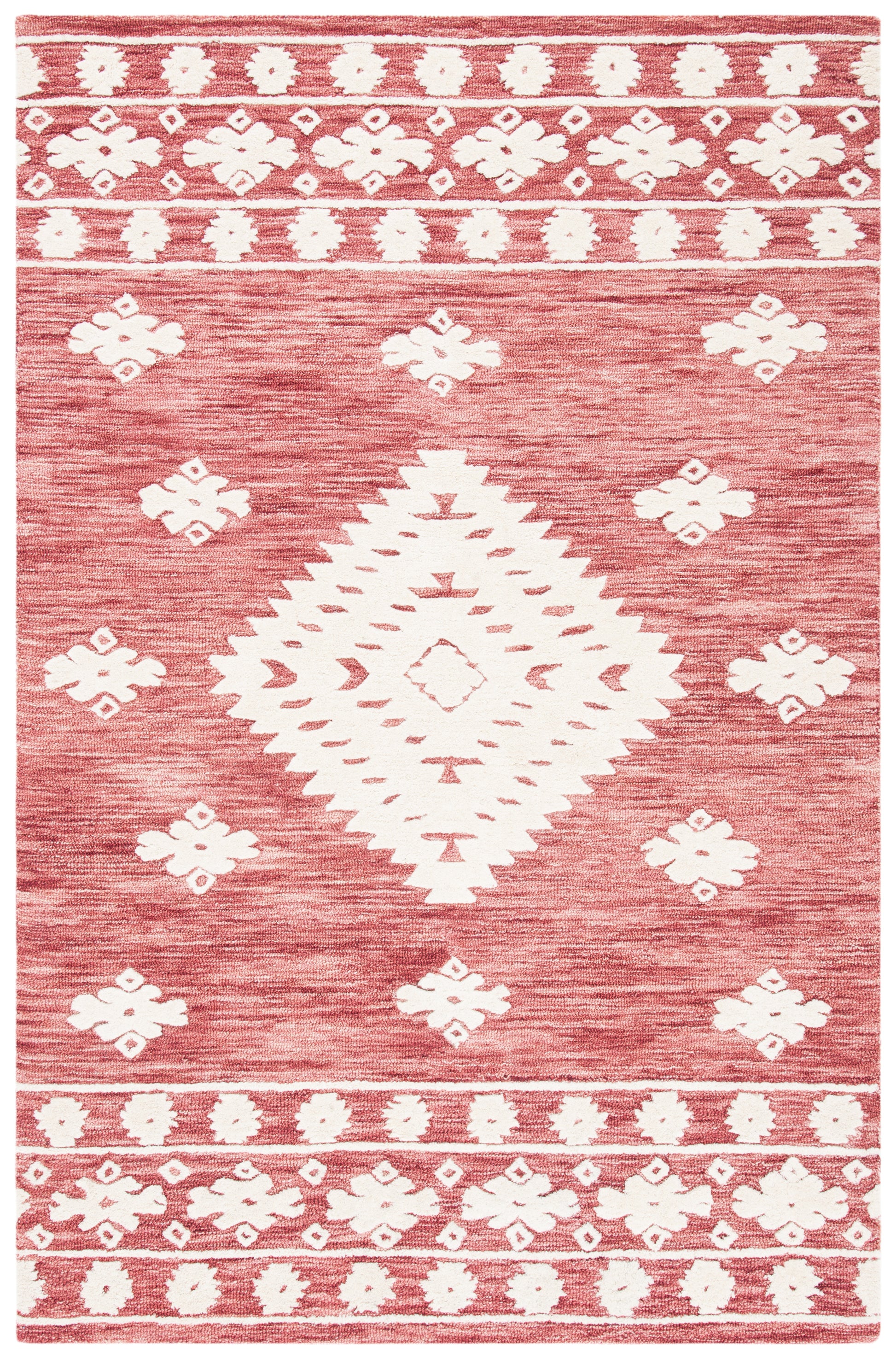 Safavieh Aspen Apn550P Rust/Ivory Area Rug