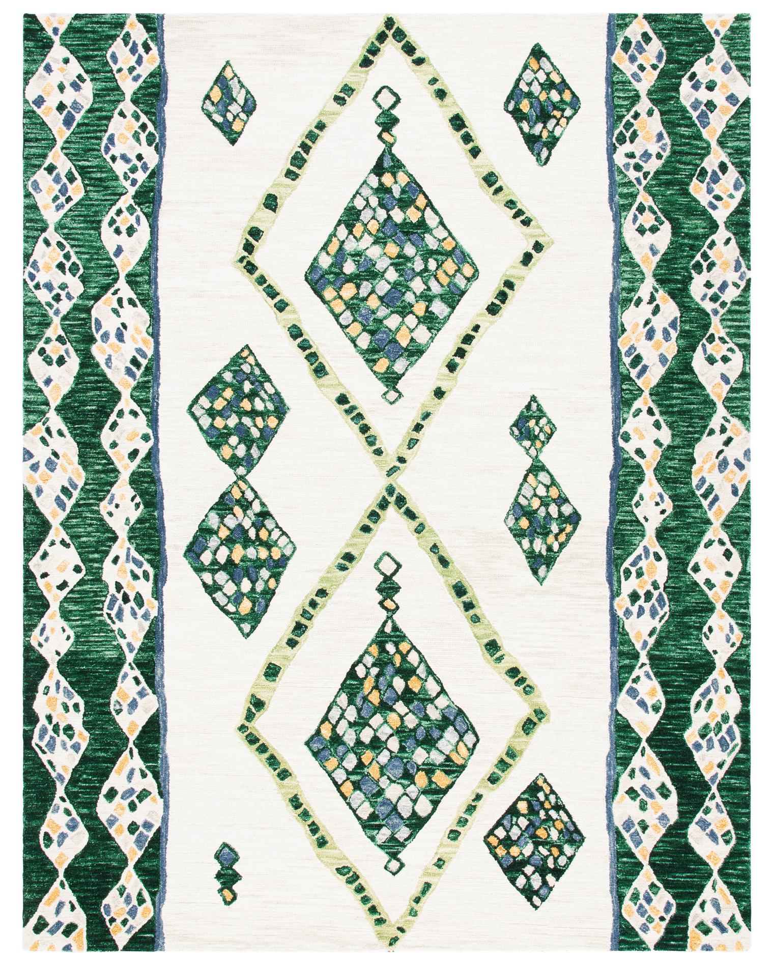 Safavieh Aspen Apn702Y Green/Ivory Area Rug