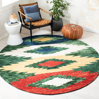 Safavieh Aspen Apn704Y Green/Red Area Rug