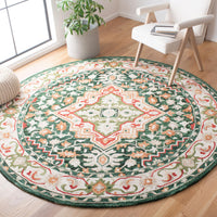 Safavieh Aspen Apn705Q Green/Red Area Rug