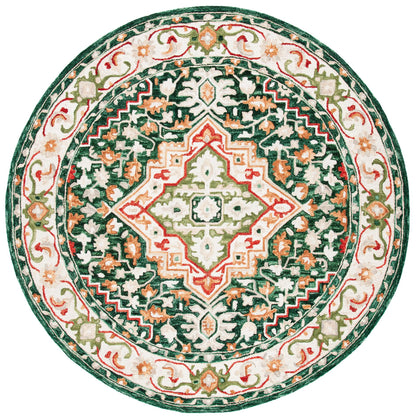 Safavieh Aspen Apn705Q Green/Red Area Rug