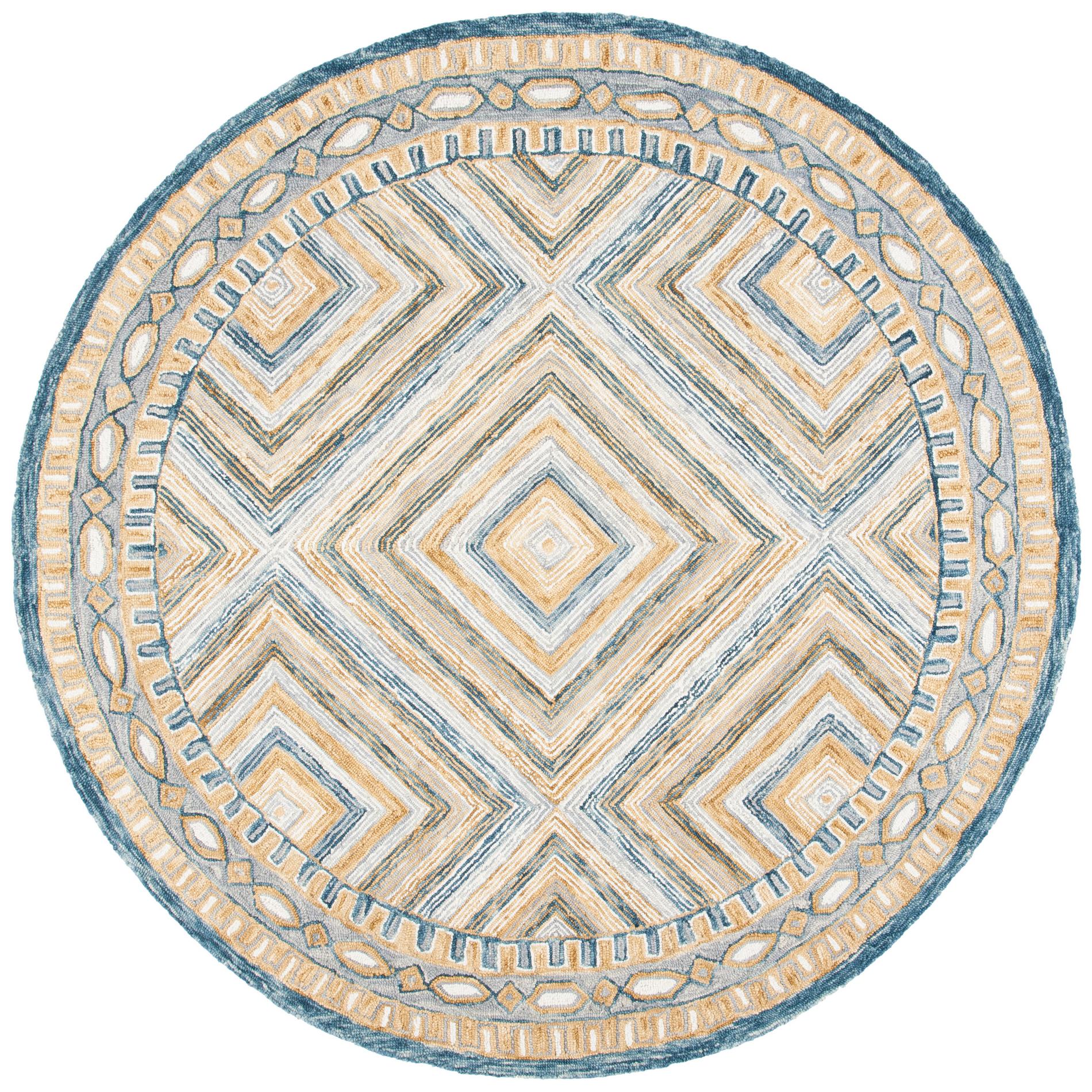 Safavieh Aspen Apn809N Navy/Gold Area Rug