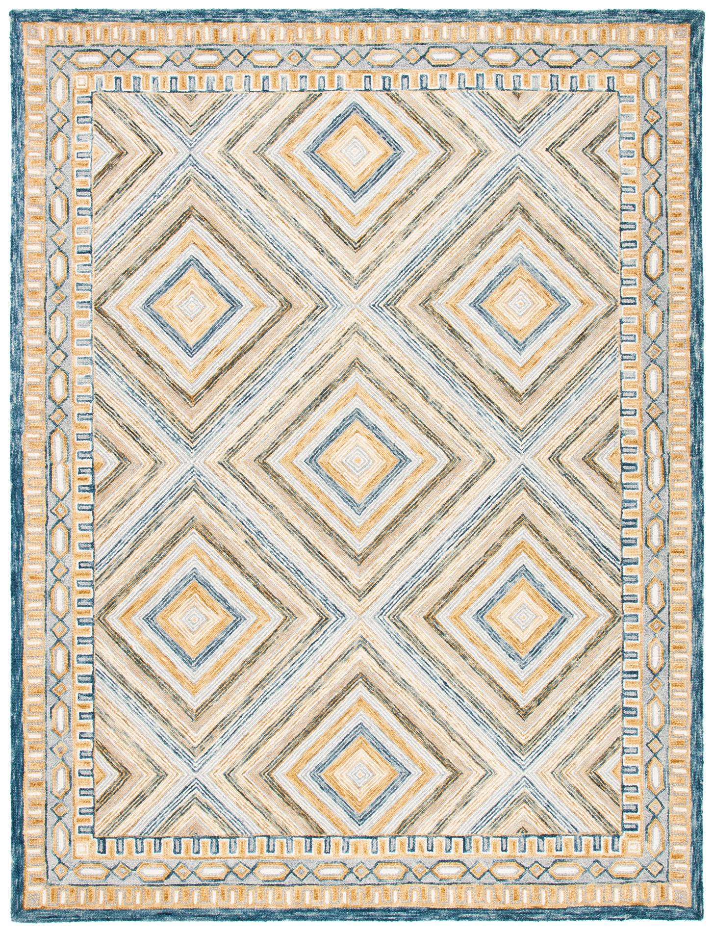 Safavieh Aspen Apn809N Navy/Gold Area Rug