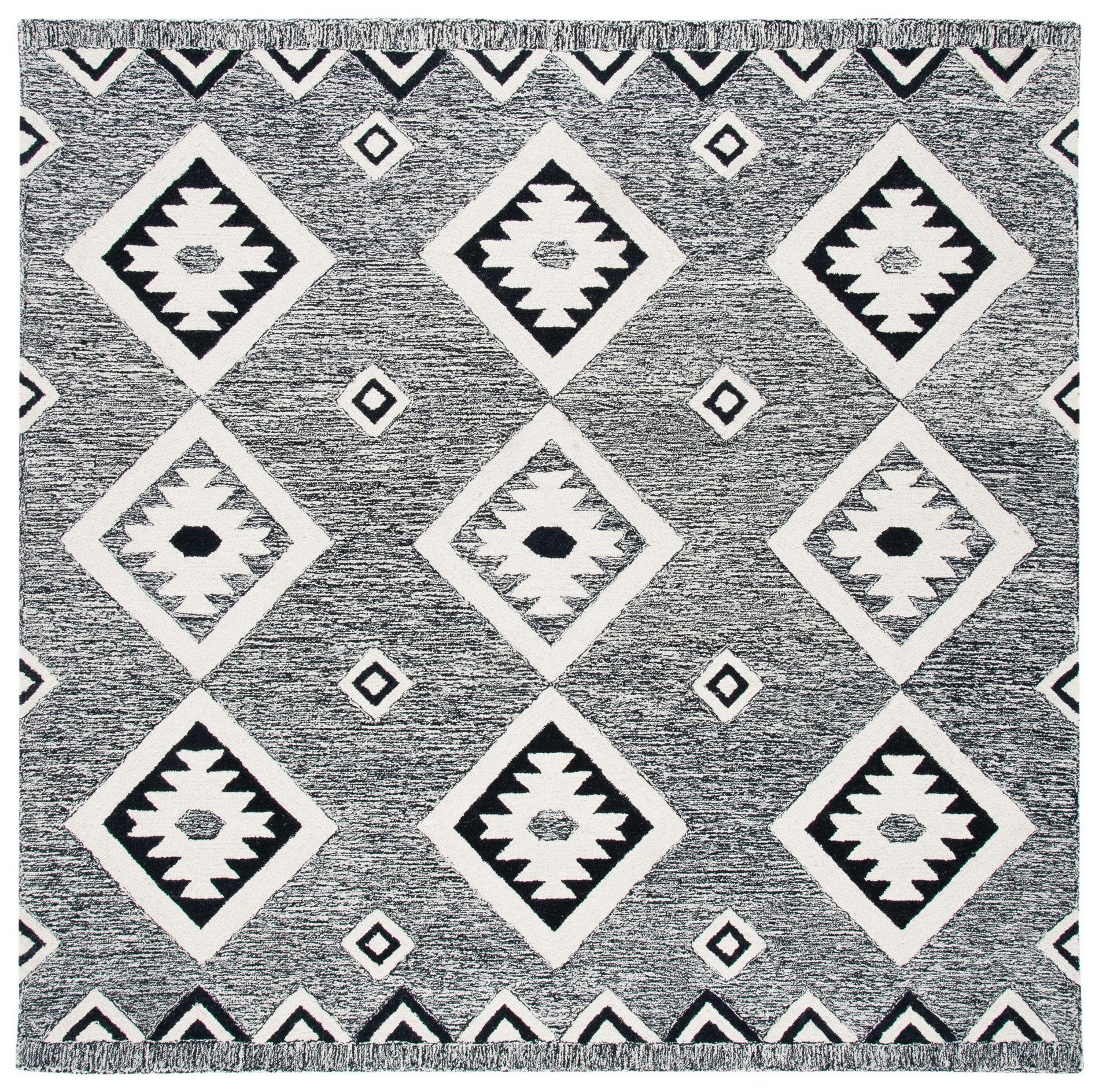 Safavieh Aspen Apn814Z Black/Ivory Area Rug