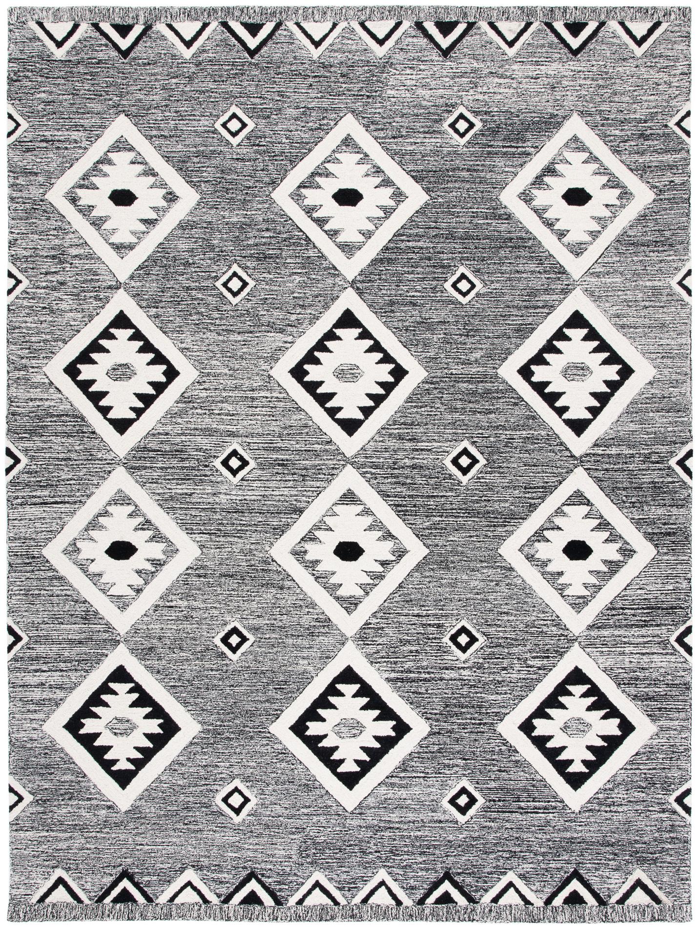 Safavieh Aspen Apn814Z Black/Ivory Area Rug