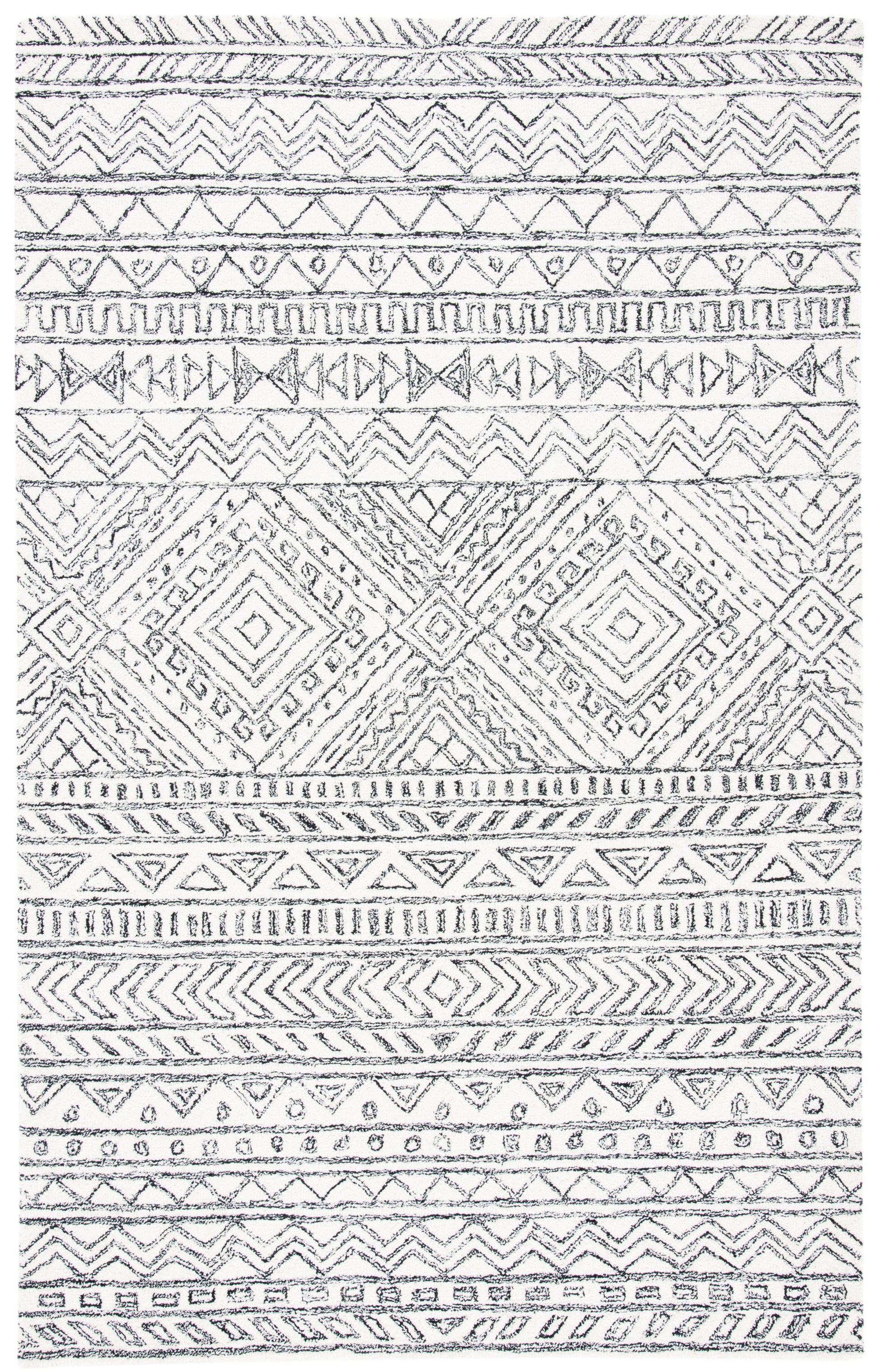 Safavieh Aspen Apn821A Ivory/Black Area Rug