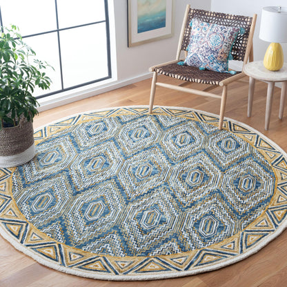 Safavieh Aspen Apn822M Blue/Gold Area Rug