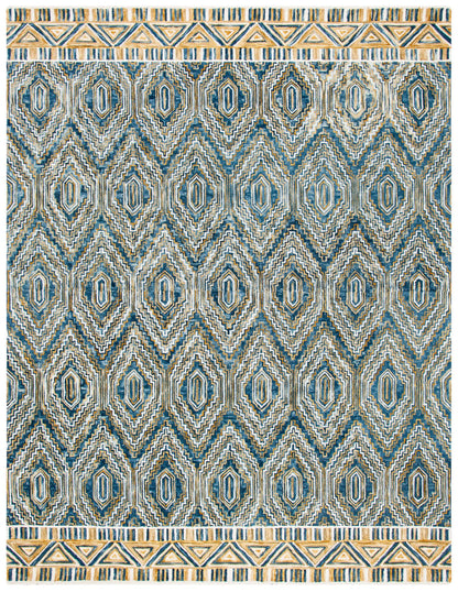 Safavieh Aspen Apn822M Blue/Gold Area Rug