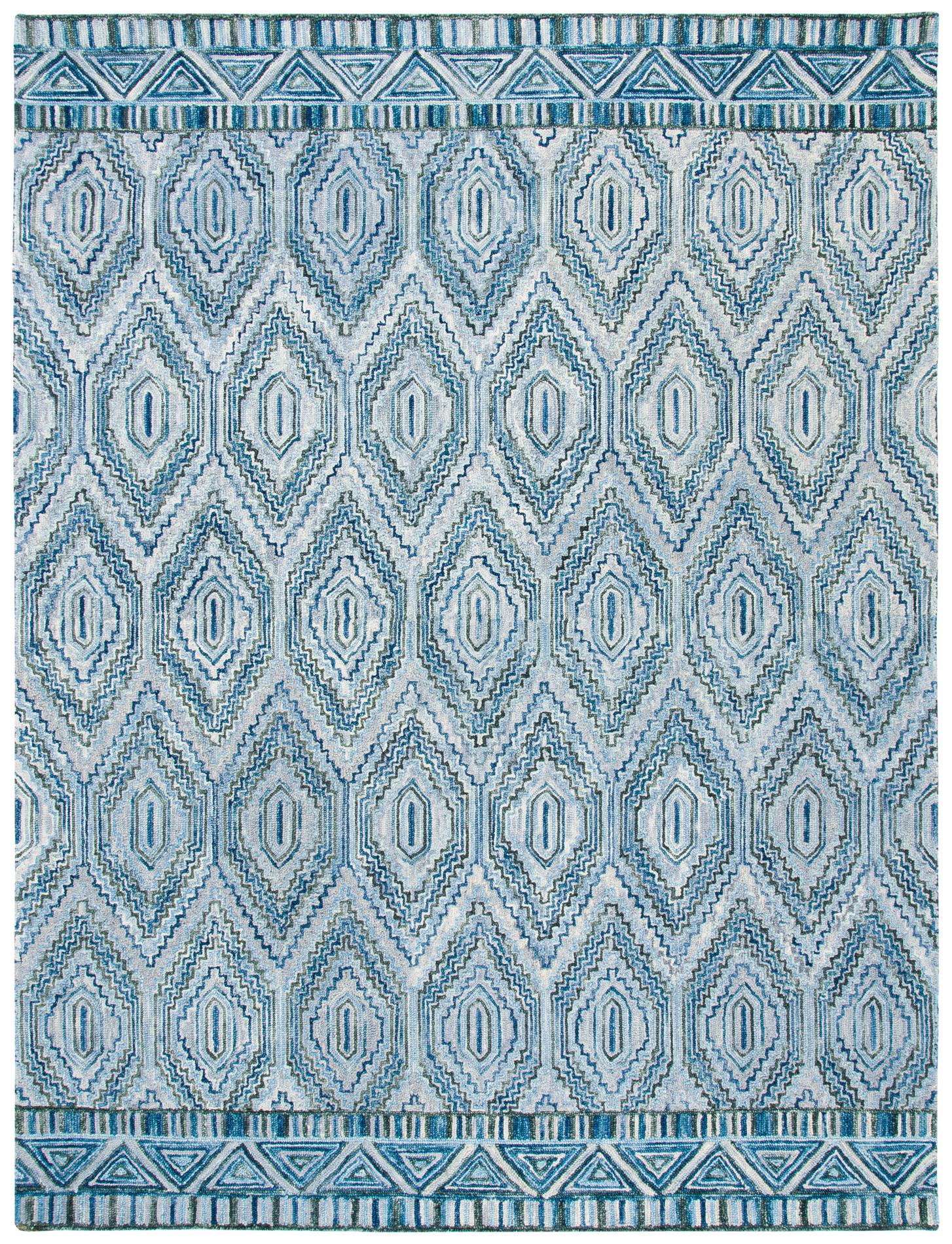 Safavieh Aspen Apn823F Grey/Blue Area Rug