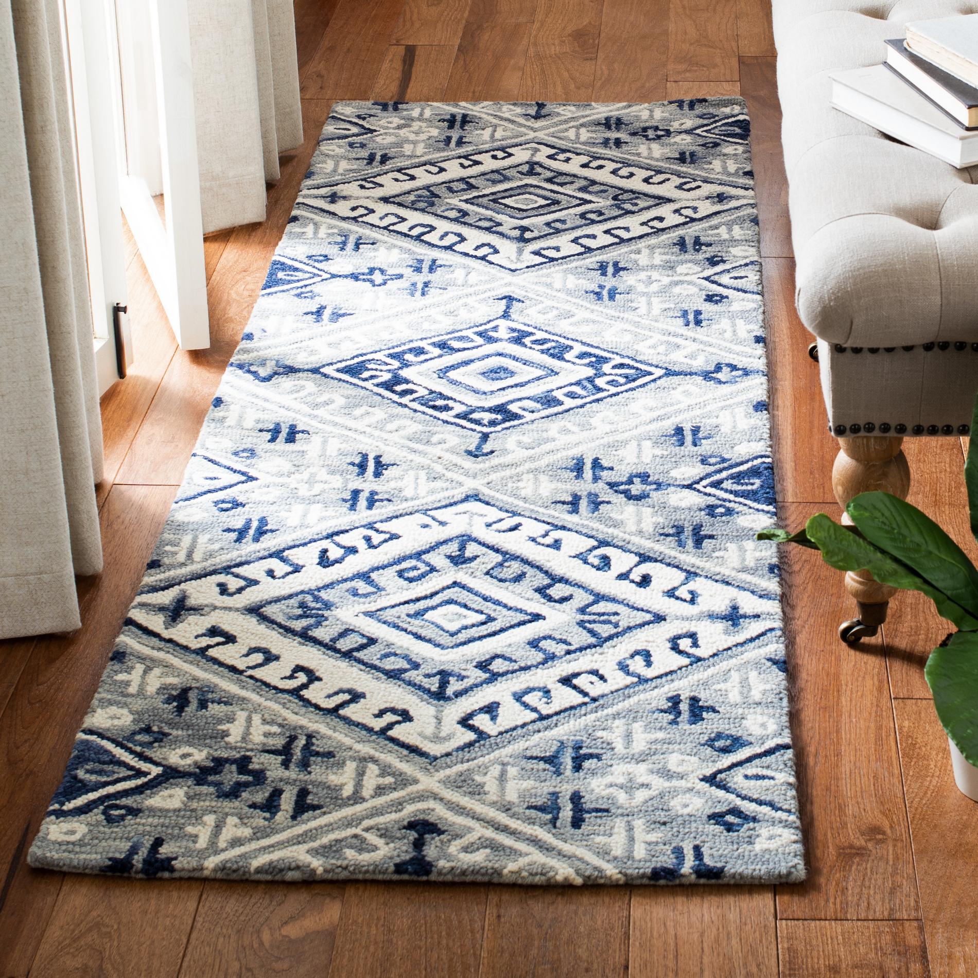 Safavieh Aspen Apn826F Grey/Navy Area Rug