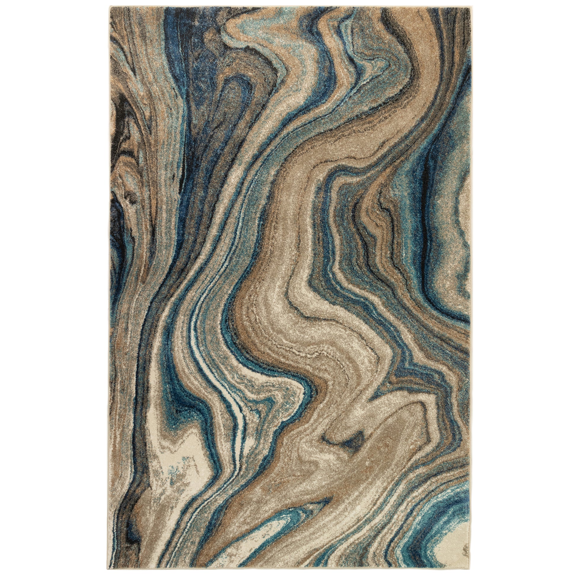 Liora Manne Ashford Agate 8133/03 Blue Area Rug