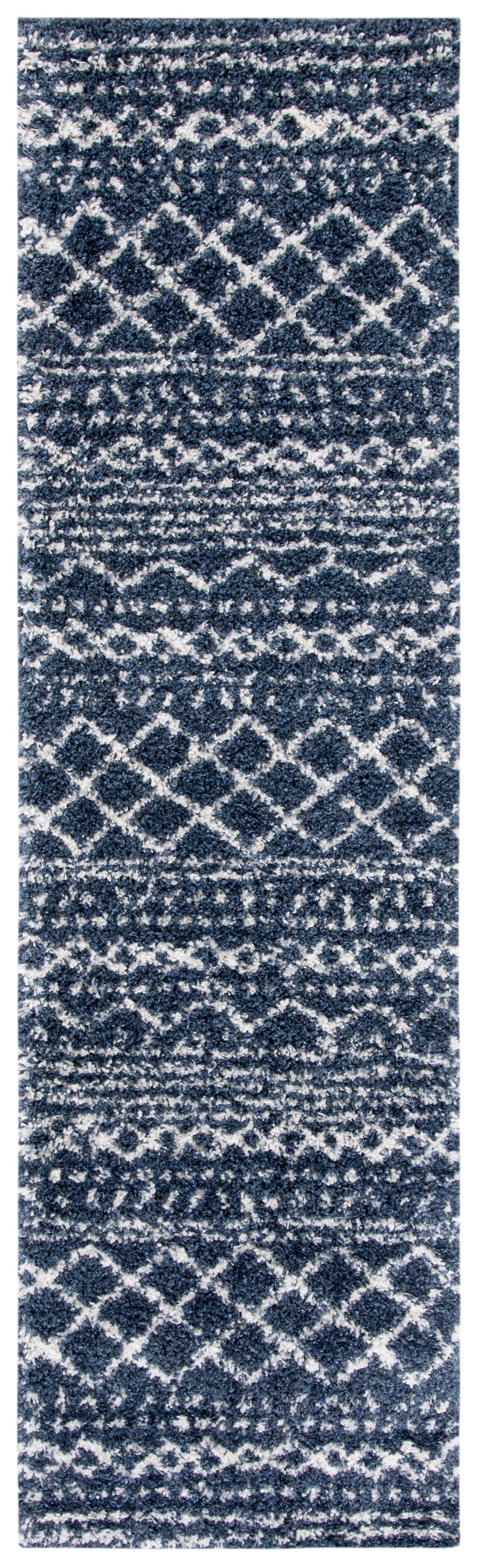 Safavieh Arizona Shag Asg741L Slate Blue/Ivory Area Rug