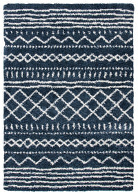 Safavieh Arizona Shag Asg741L Slate Blue/Ivory Area Rug