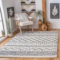 Safavieh Arizona Shag Asg741M Ivory/Slate Area Rug