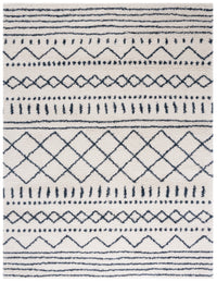 Safavieh Arizona Shag Asg741M Ivory/Slate Area Rug