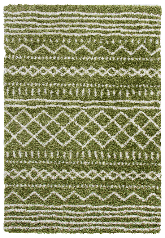 Safavieh Arizona Shag Asg741X Green/Ivory Area Rug