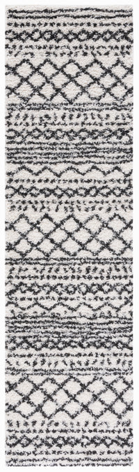 Safavieh Arizona Shag Asg741Z Ivory/Black Area Rug