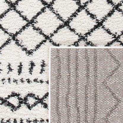 Safavieh Arizona Shag Asg741Z Ivory/Black Area Rug