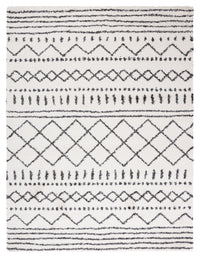 Safavieh Arizona Shag Asg741Z Ivory/Black Area Rug