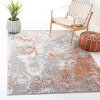 Safavieh Aston Asn708P Grey/Rust Area Rug