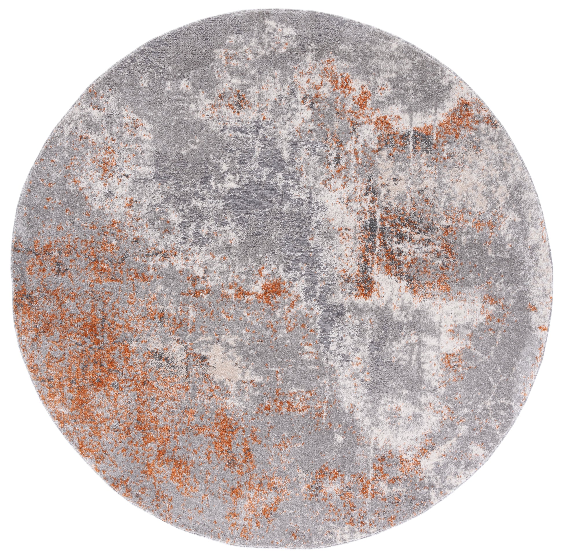 Safavieh Aston Asn708P Grey/Rust Area Rug