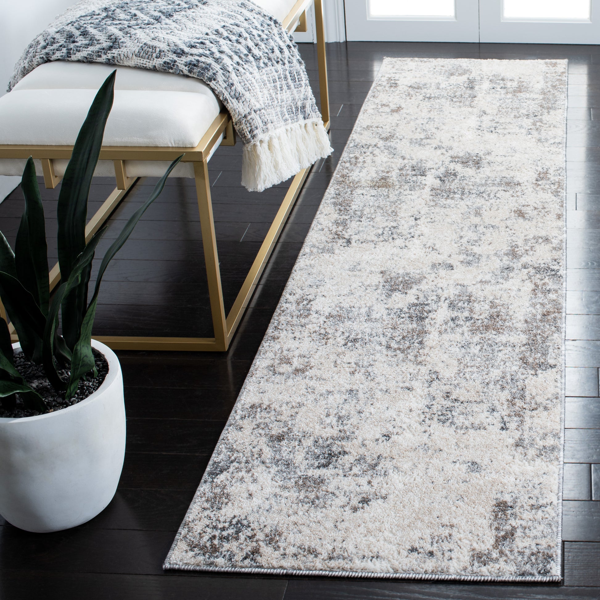 Safavieh Aston Asn710A Ivory/Grey Area Rug