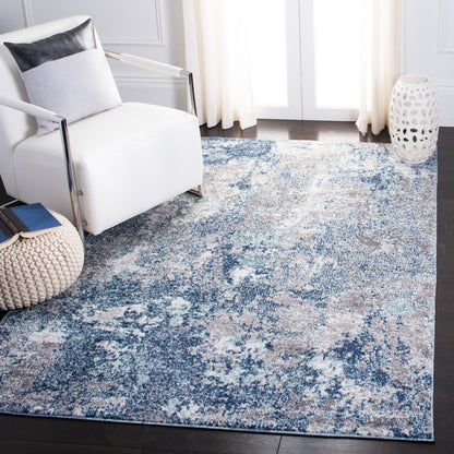 Safavieh Aston Asn710N Navy/Grey Area Rug