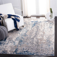 Safavieh Aston Asn718F Grey/Navy Area Rug