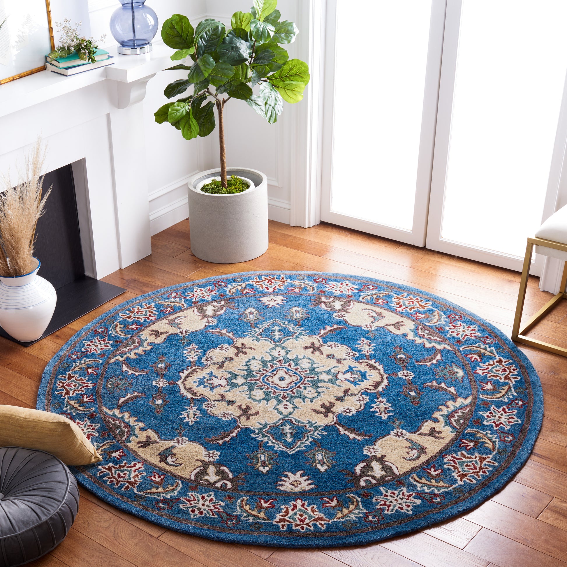 Safavieh Antiquity At520M Blue/Ivory Area Rug