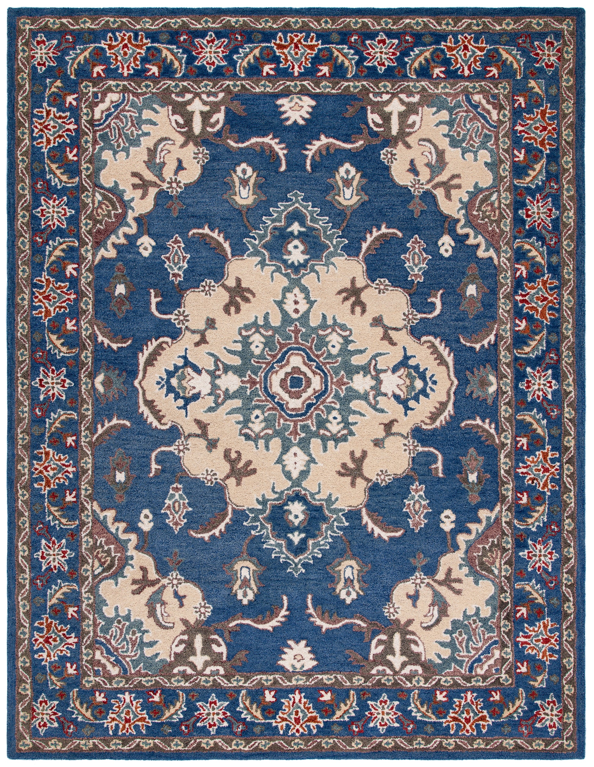 Safavieh Antiquity At520M Blue/Ivory Area Rug