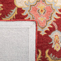 Safavieh Antiquity At520Q Red/Grey Area Rug