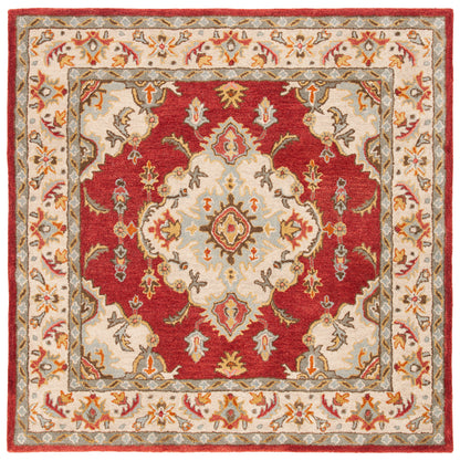 Safavieh Antiquity At520Q Red/Grey Area Rug