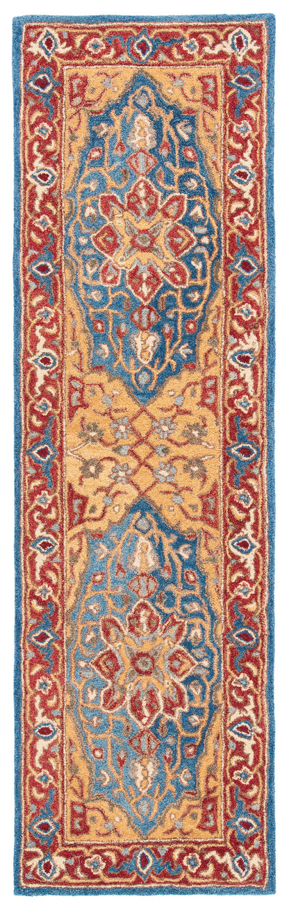 Safavieh Antiquity At521Q Red/Blue Area Rug