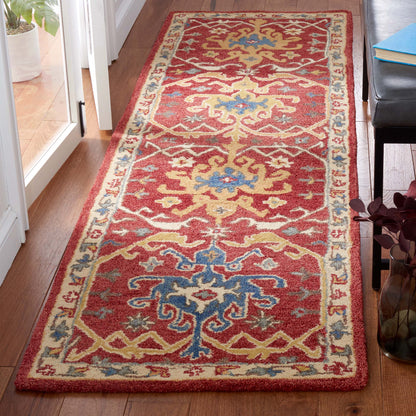 Safavieh Antiquity At522Q Red/Yellow Area Rug