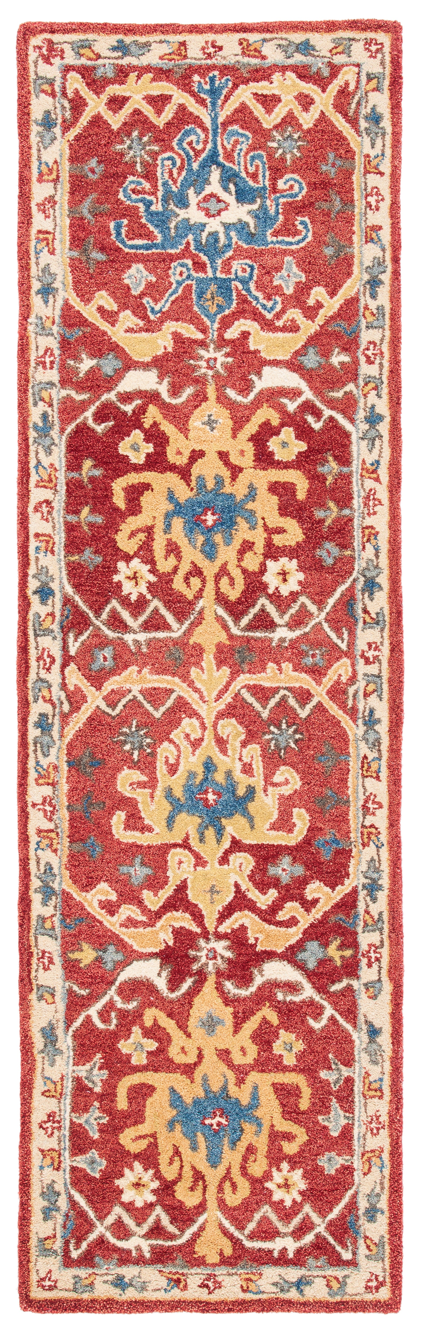 Safavieh Antiquity At522Q Red/Yellow Area Rug