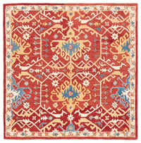 Safavieh Antiquity At522Q Red/Yellow Area Rug