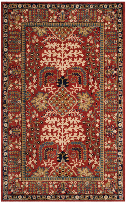 Safavieh Antiquity At64A Red/Multi Area Rug