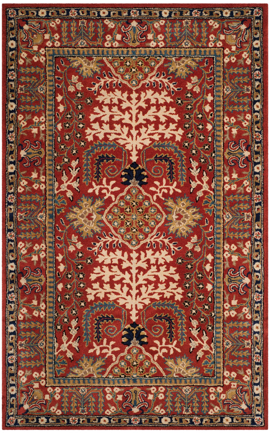 Safavieh Antiquity At64A Red/Multi Area Rug