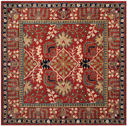 Safavieh Antiquity At64A Red/Multi Area Rug