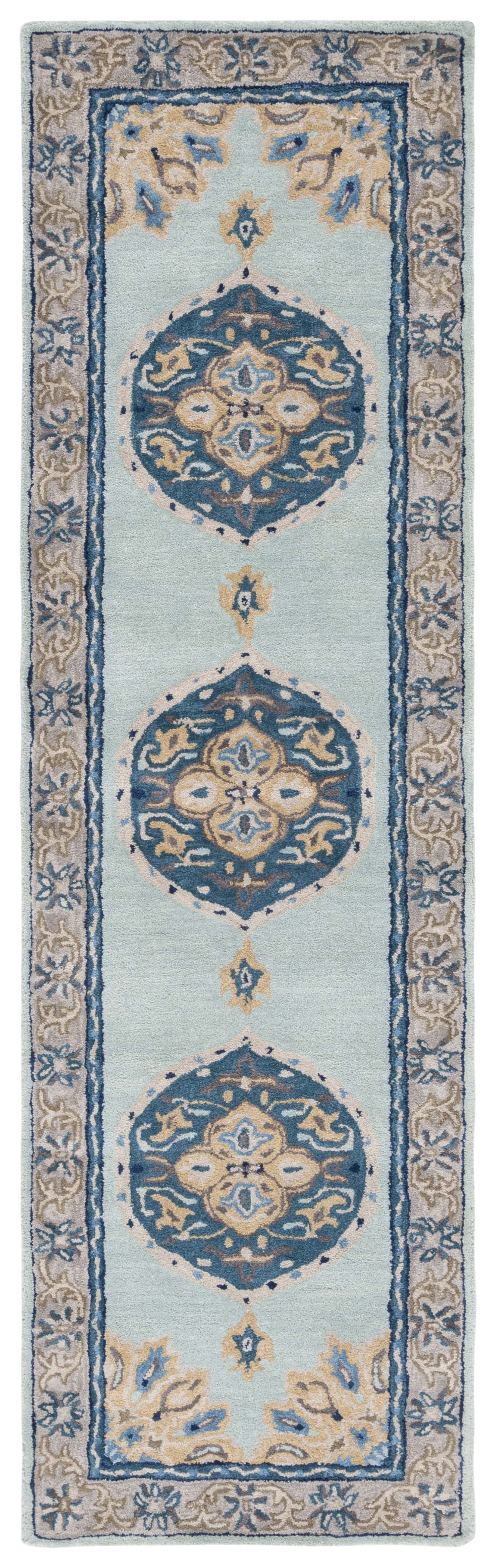 Safavieh Antiquity At66K Turquoise/Silver Area Rug