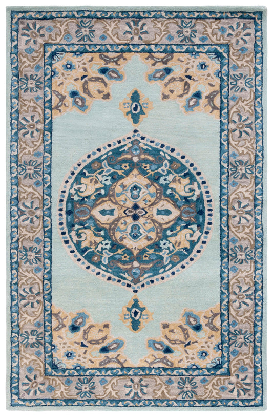 Safavieh Antiquity At66K Turquoise/Silver Area Rug