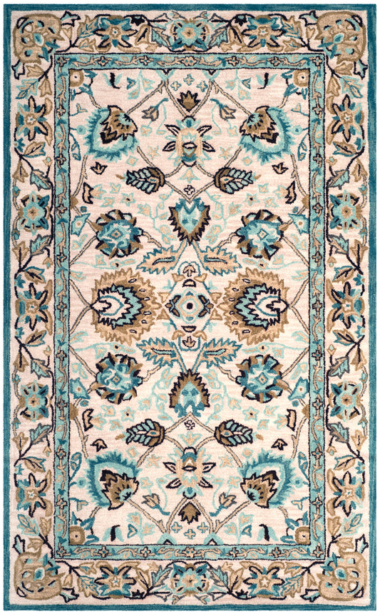 Safavieh Antiquity At812B Peacock/Blue Area Rug