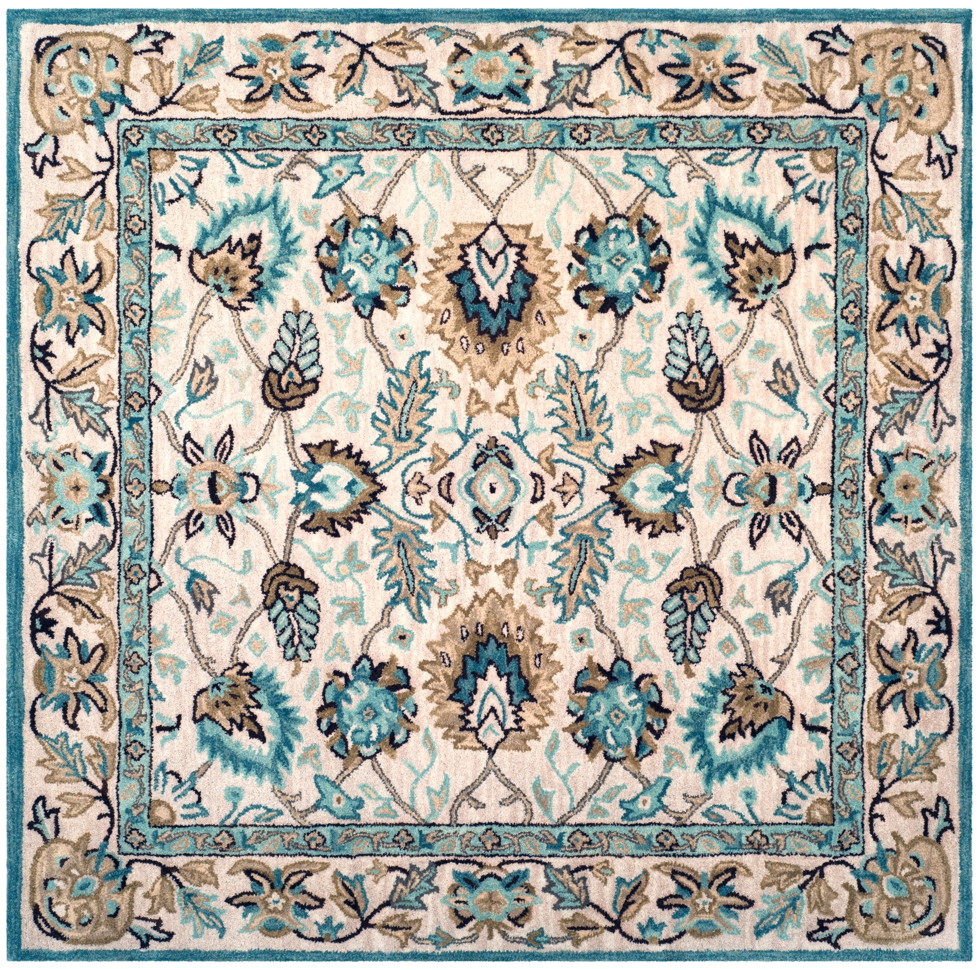 Safavieh Antiquity At812B Peacock/Blue Area Rug