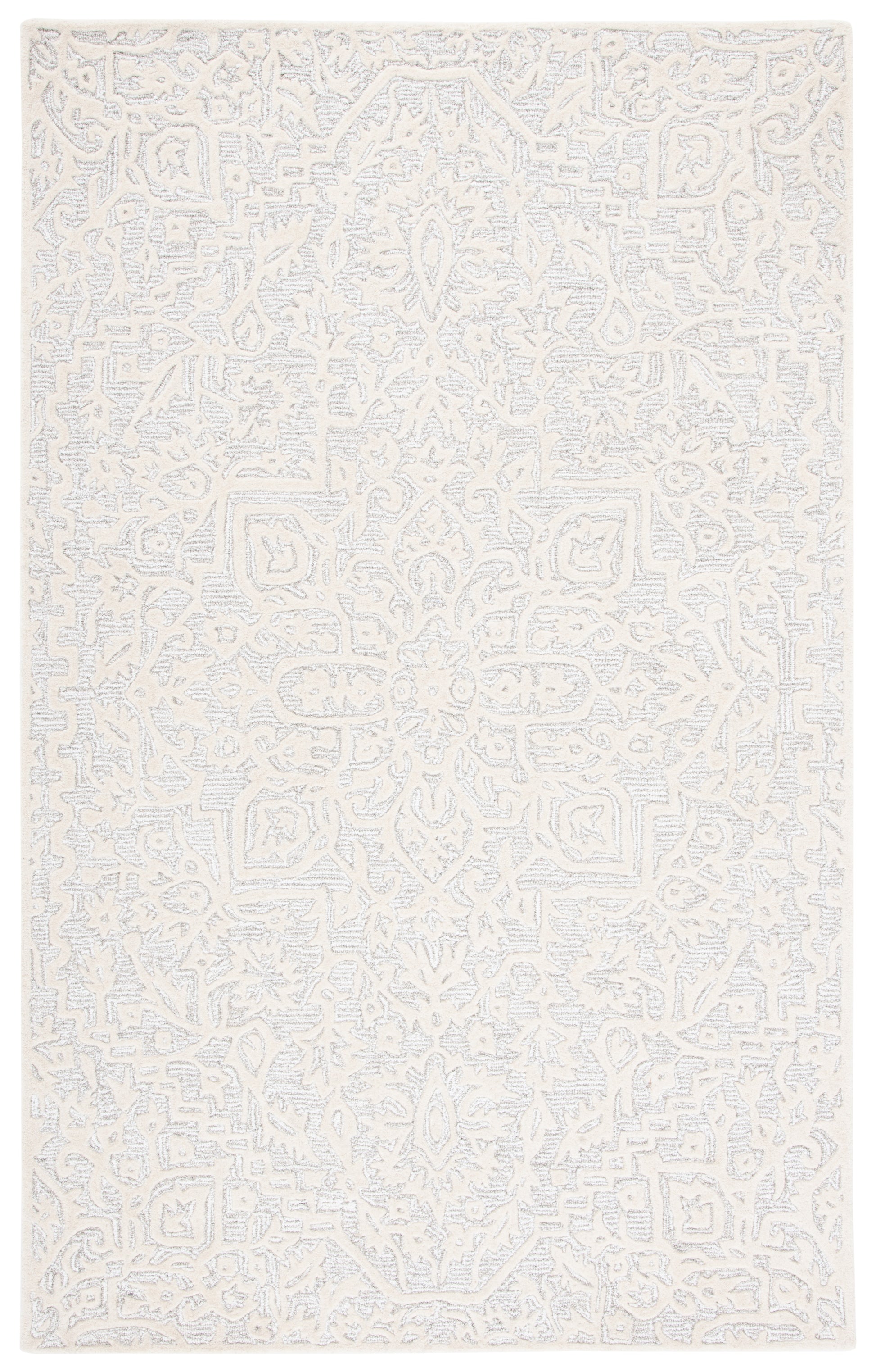 Safavieh Antiquity At861G Silver/Ivory Area Rug