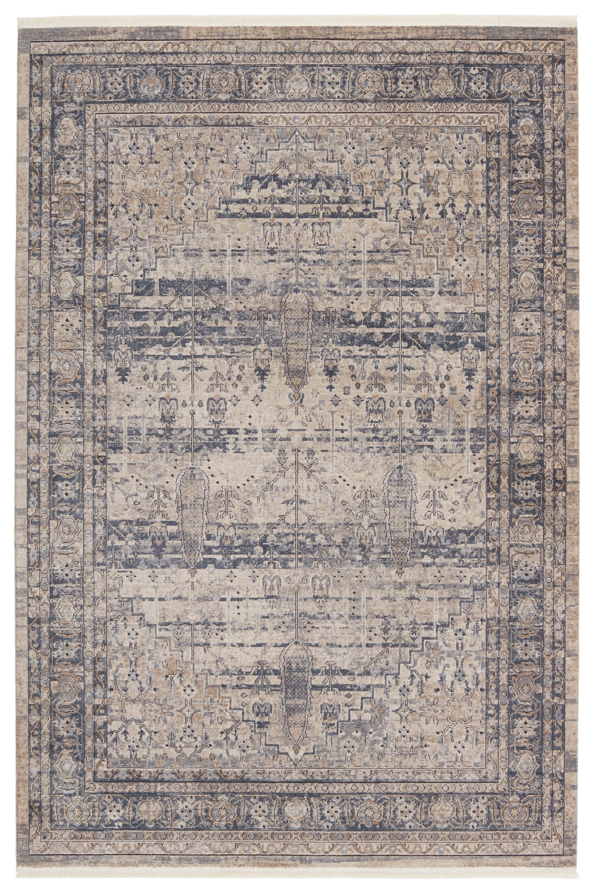 Jaipur Athenian Tristdan Ath01 Tan/Blue Area Rug