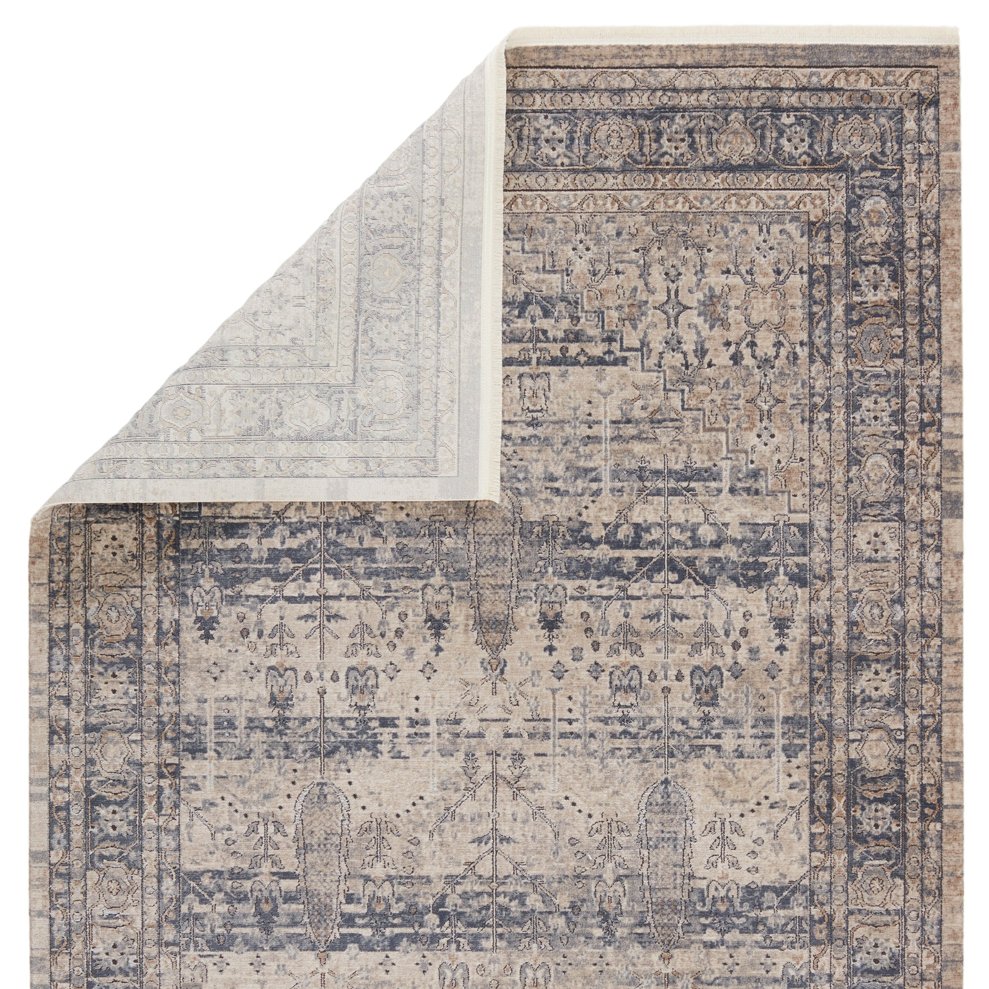 Jaipur Athenian Tristdan Ath01 Tan/Blue Area Rug