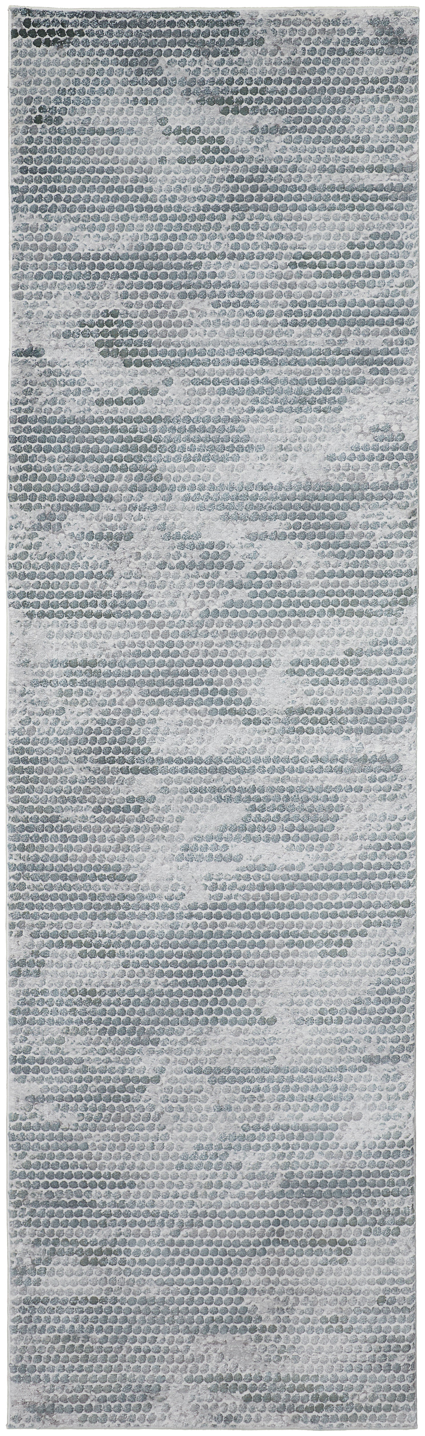 Feizy Atwell 3171F Teal/Teal Area Rug